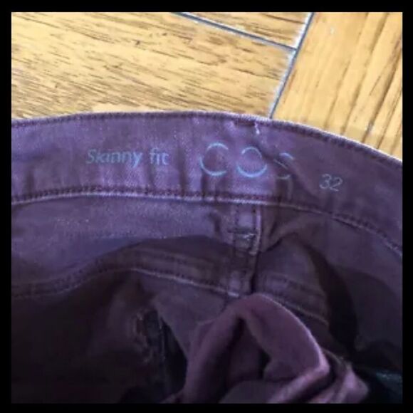 COS Red Skinny Jeans - 32 - Picture 10 of 11